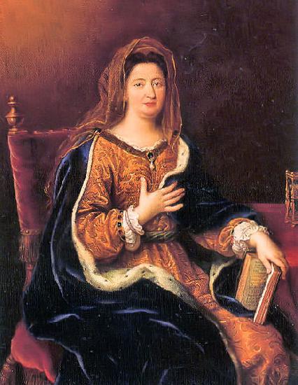 Pierre Mignard Francoise d'Aubigne, marquise de Maintenon Germany oil painting art
